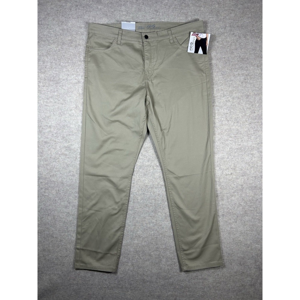 Dickies Perfectly Slimming Skinny Fit Color Khaki Women's Jeans Size 16 Reg